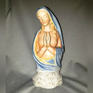 Lipper and Mann Japan Madonna Virgin Mary Figurine Hand Painted Porcelain Figure